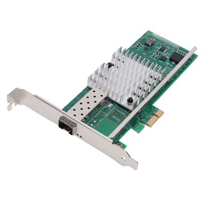 10GB PCI-E X1 Fiber Network Card Single SFP+ 82599 Chip For Server