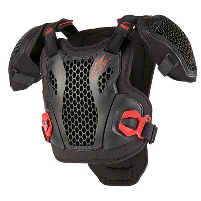 Alpinestars Kids Brustpanzer Bionic Action Youth Schwarz/Rot