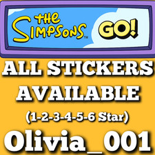 Pegatinas álbum Mono_Poly_GO Simpsons GO | Elige cualquier pegatina | Entrega rápida