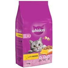 Whiskas Dry 7+ Chicken Cat Dry Food 1.9kg 11.54 per kilo