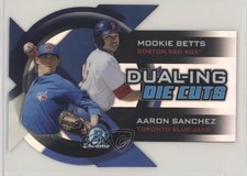 2014 Bowman Chrome Dual-Ing Die Cuts Mookie Betts Aaron Sanchez #DDC-BS 09w2