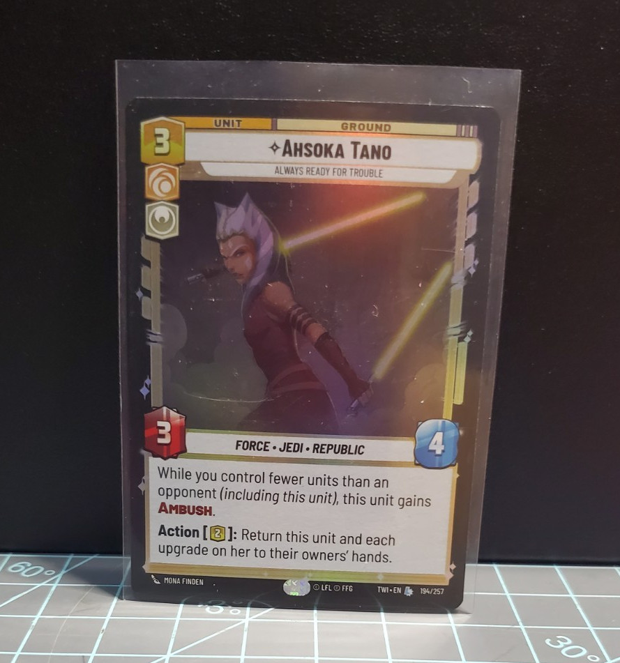 Ahsoka Tano FOIL Legendary 194/257 Star Wars Unlimited Twilight of the Republic