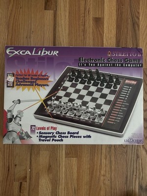Excalibur Stiletto II Electronic Chess Board Game Model 5T-932E (Never Used)