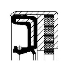 CORTECO 12012226B Wellendichtring, Radnabe