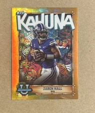 2022 Bowman University Football Jaren Hall Big Kahuna Case Hit Rookie Card /25