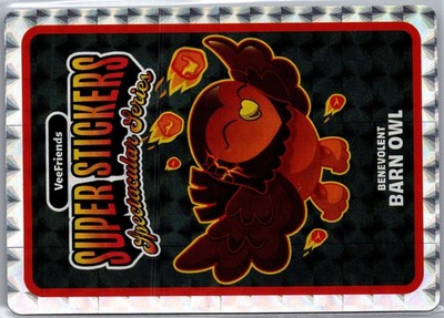 Benevolent Barn Owl *LAVA* 2026 VeeFriends Super Stickers Spectacular Series