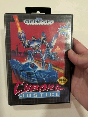 Cyborg Justice (Sega Genesis, 1993) No Manaul With Box Tested Working