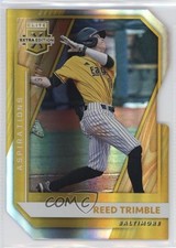 2021 Panini Elite Extra Edition Aspirations Gold Die-Cut /24 Reed Trimble 0i4k