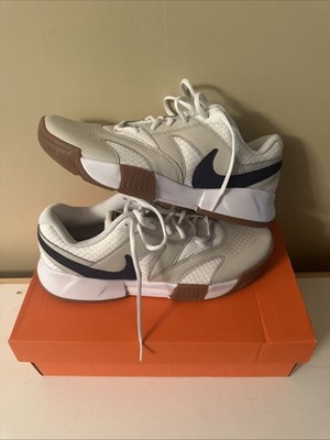 Nike Court Lite 4 Mens Tennis Shoes Light Bone Vinery Blue FD6574-102 Sz 8.5