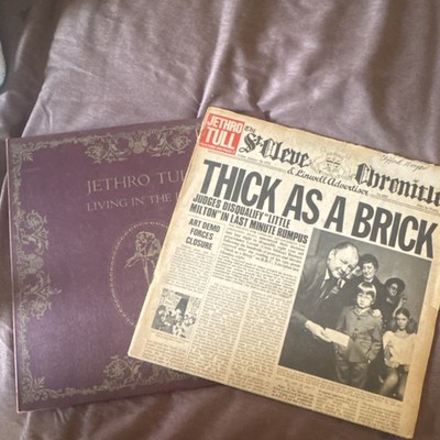 Jethro Tull Thick As A Brick LP Vinyl Chrysalis w/ Newspaper Sleeve