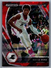 2021-22 Panini Prizm Draft Picks - David Duke Jr. #44 Red Ice Prizm (RC)