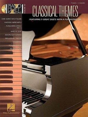 Piano Duet Play-Along Volume 40: Classical Themes: Noten, CD für Klavier, V ...