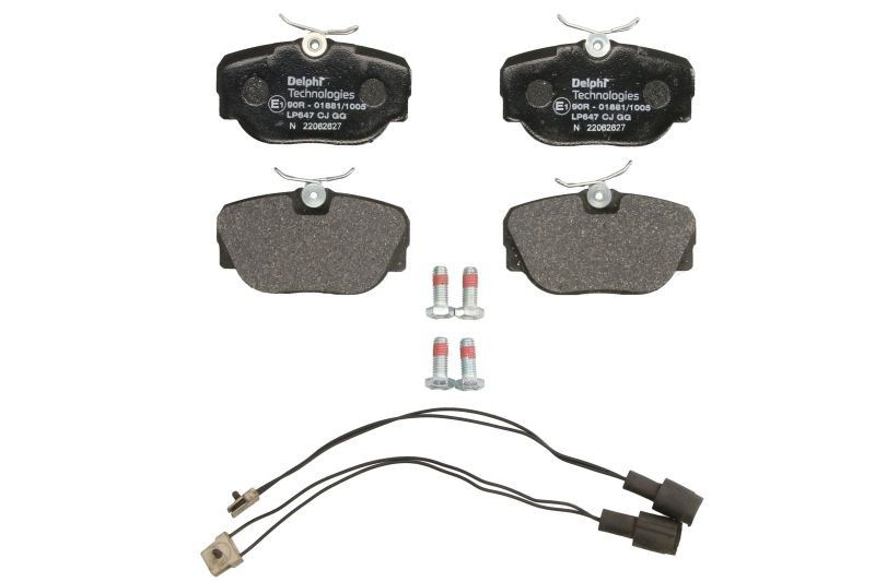 Für DELPHI LP0647 Brake Pad Set, disc brake LP0647 Brake pads set front , fits: - Bild 2