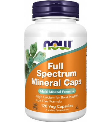 Now Foods Full Spectrum Mineral Iron Free 120 VCaps