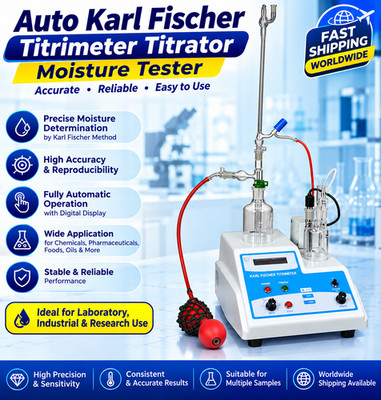 Auto Karl Fischer Titrimeter Titrator Moisture Tester 230/ 110V