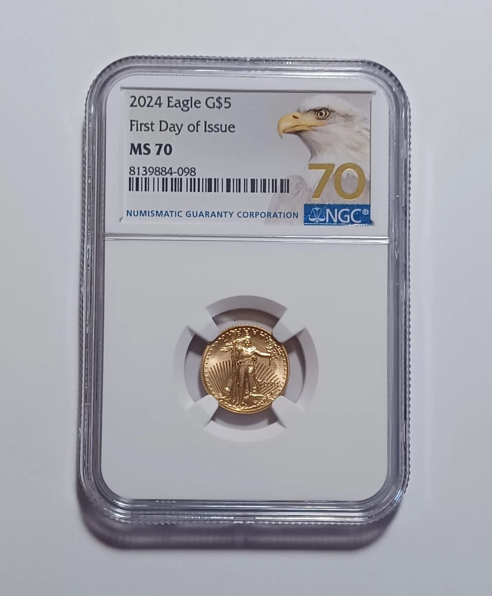 アメリカイーグル 1/10オンス　ピン　18k 8g 2018 Eagle G$10 MS | Coin Explorer | NGC