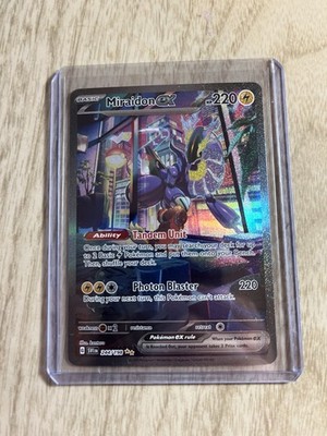 Pokémon Miraidon EX Full Art Holo SV01 244/198 Special Illustration Rare