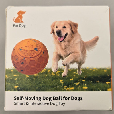 Dog Balls: Interactive Dog Ball Auto Rolling Self-Moving Dog Toy Smart Blue NIB