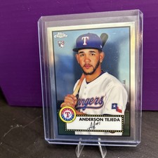 2021 Topps Chrome Platinum Anniversary Anderson Tejada RC #101 Texas Rangers