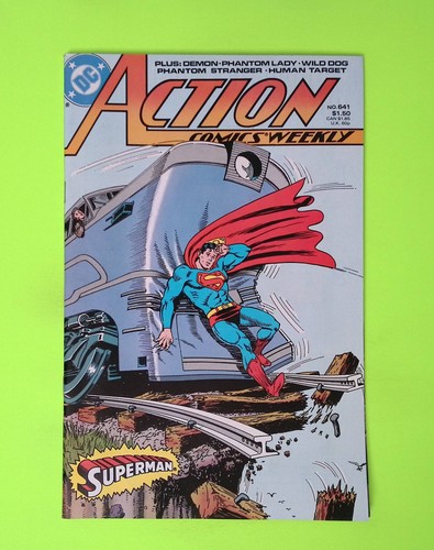 Action Comics #641 Vol. 1 1989 DC Comics High Grade Comic Book X106-160