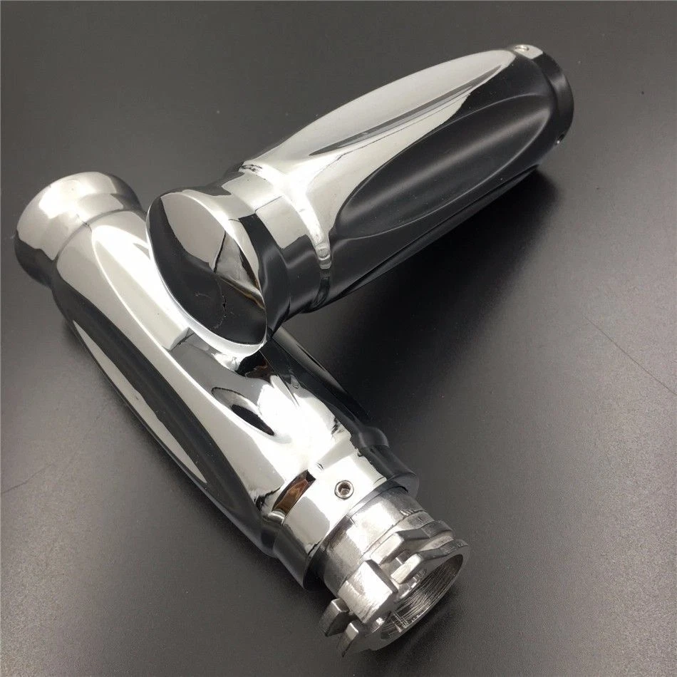 Empuñaduras de mango Billet de 1" para Harley Heritage Softail Springer Classic FLSTC FLSTS Foto 2 de 4