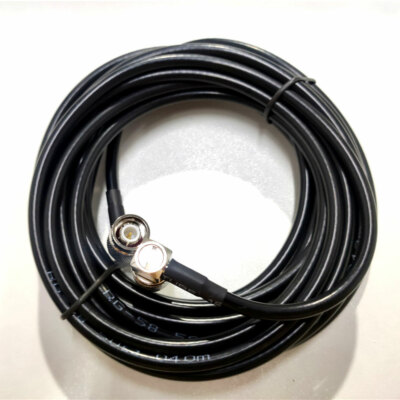 90° Leader Antenna Cable For Trimble GPS EZ-guide FMX 15FT TNC Male to Male #SH