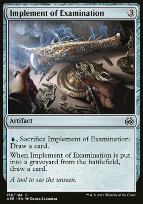 Magic the Gathering MTG Implement of Examination (156) Aether Revolt   NM