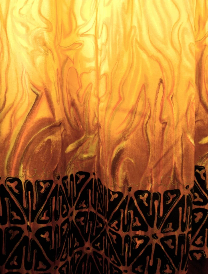 FALDA ENVOLVENTE SINTÉTICA 100 % SEDA DIANE GILMAN, TALLA PEQUEÑA, USADA UNA VEZ Foto 2 de 2