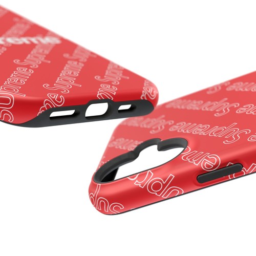 Fundas resistentes Premium rojas S U P R E M E con monograma iPhone MagSafe - Imagen 5 de 97