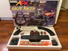 Aurora AFX Ghost Racer Slot Car Set 1987 Tomy 8607 AS IS FOR PARTS NOT WORKING