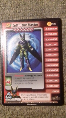 DBZ Dragonball TCG Cell-Saga, Cell the Master, 5 Star SELTEN/RARE #136