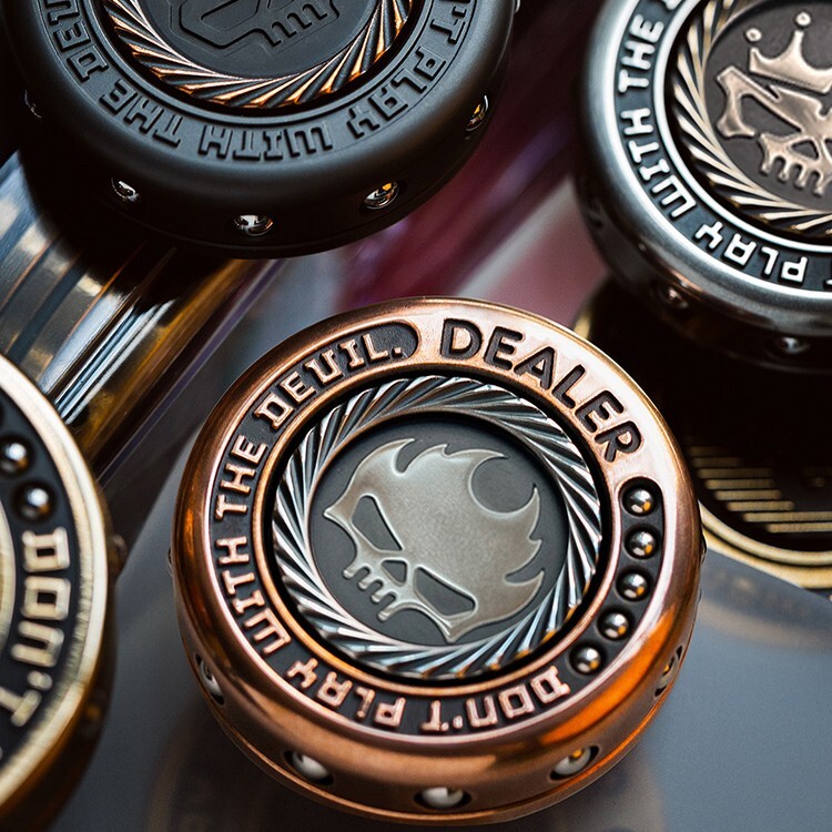 LAUTIE Mini Dealer Coin 2099 Poker Fidget Spinner Toy EDC