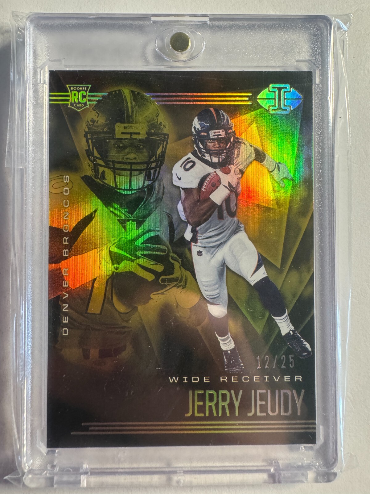 K308,475 - 2020 Panini Illusions Gold #17 Jerry Jeudy #/25