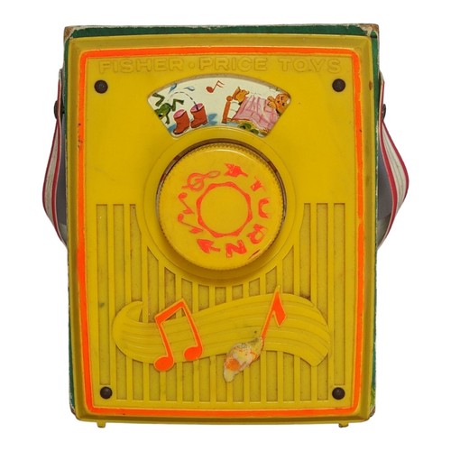 2 Vtg 762 759 Fisher Price Music Box Pocket Radio Raindrops Do Re Mi Toy 1972 - Picture 7 of 17