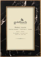 Goldbuch Metall-Portraitrahmen Marble 10X15 Cm Schwarz