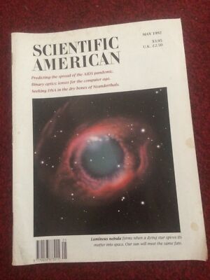 SCIENTIFIC AMERICAN MAY 1992 Includes Seeking DNA, Binary Optics, Predicting...