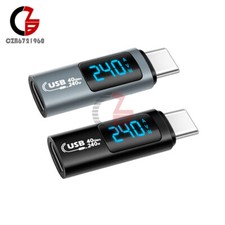 USB 4.0 Digital Voltage Current Power Tester PD240W Fast Charging Adapter Type-C