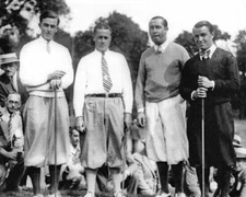 1928 John Farrell, Boby Jones, Walter Hagen And Gene Sarazen Posing Together Wit