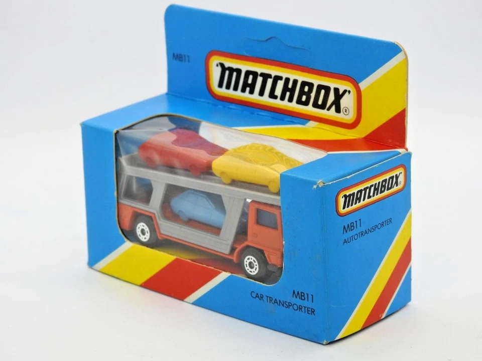 MATCHBOX LESNEY 1983 MB11 TRANSPORTADOR DE CARROS COMO NUEVO EN CASI NUEVO SIN ABRIR SIN COLGAR M CAJA AZUL Foto 4 de 4