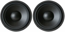 NEW (2) 8" Speaker Woofers 8ohm Bass eight inch Audio Stereo Replacement Pair