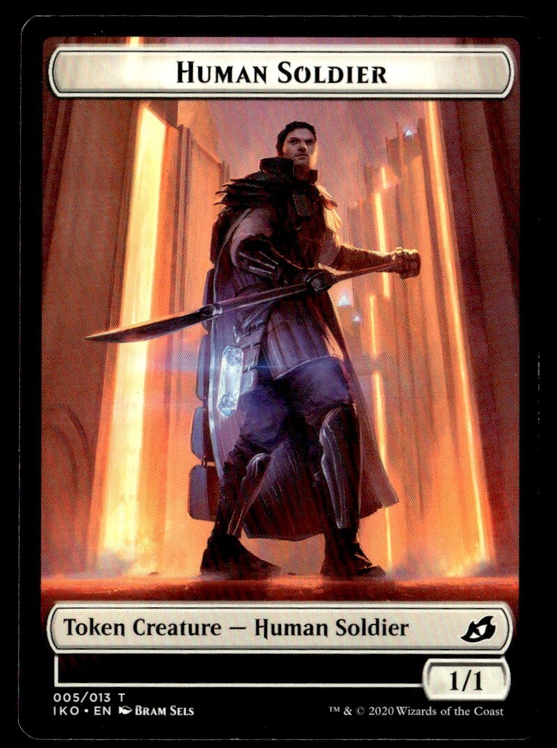 2020 Double Masters Tokens Common #5 Human Soldier MTG  
