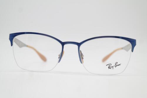 Brille Ray Ban RB 6345 Blau Silber Halbrand Brillengestell eyeglasses Neu - Bild 1 von 6