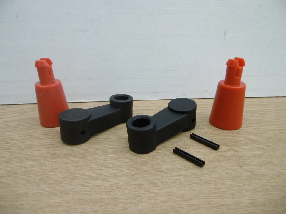 2 X WINDER ARMS PINS & KNOBS FOR BLACK & DECKER WORKMATE WM536 WM550 WM626