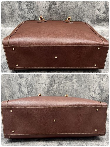 Bolso de Mano Gucci Diana de Cuero con Mango de Bambú Marrón Auténtico USADO Japón FS - Imagen 10 de 11
