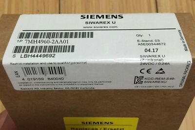 New Siemens 7MH4960-2AA01 weighing module