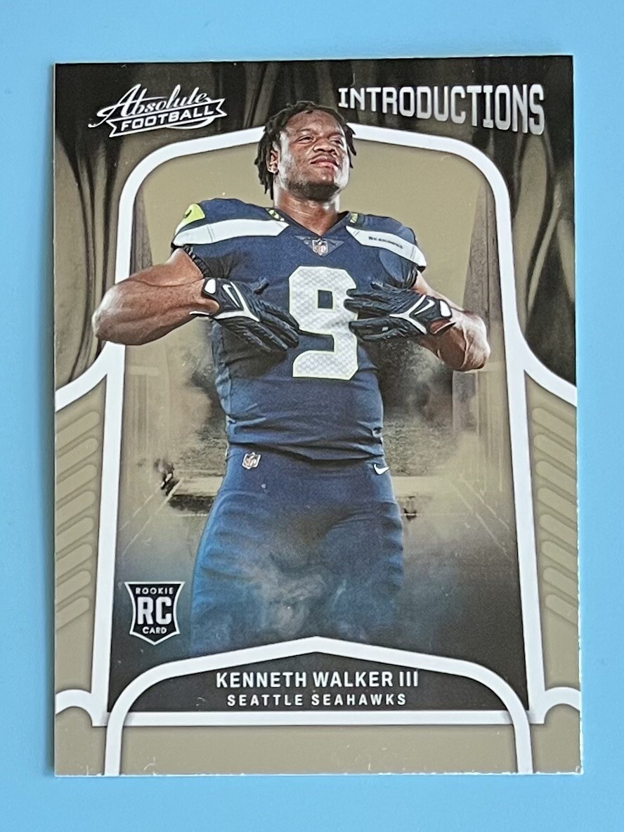 Kenneth Walker III 2022 Panini Absolute Introductions #INT-13
