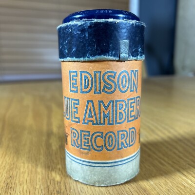 Edison Cylinder Record Wait Till The Clouds Roll By Walter Van Brunt 2849 BA Unt