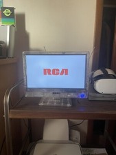 RCA 13 Inch Clear Transparent Prison TV J13SE820 Tested Working With Remote 