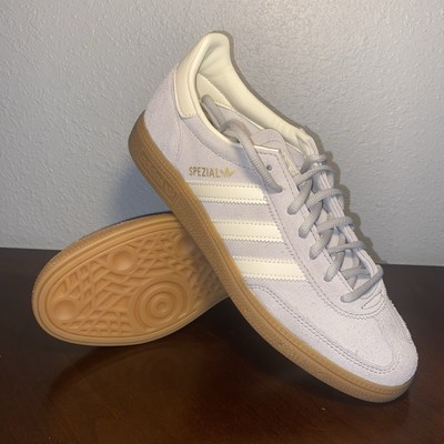 Adidas Handball Spezial Men's 8 Sneaker Grey Cream Lifestyle Casual Shoes IF7086
