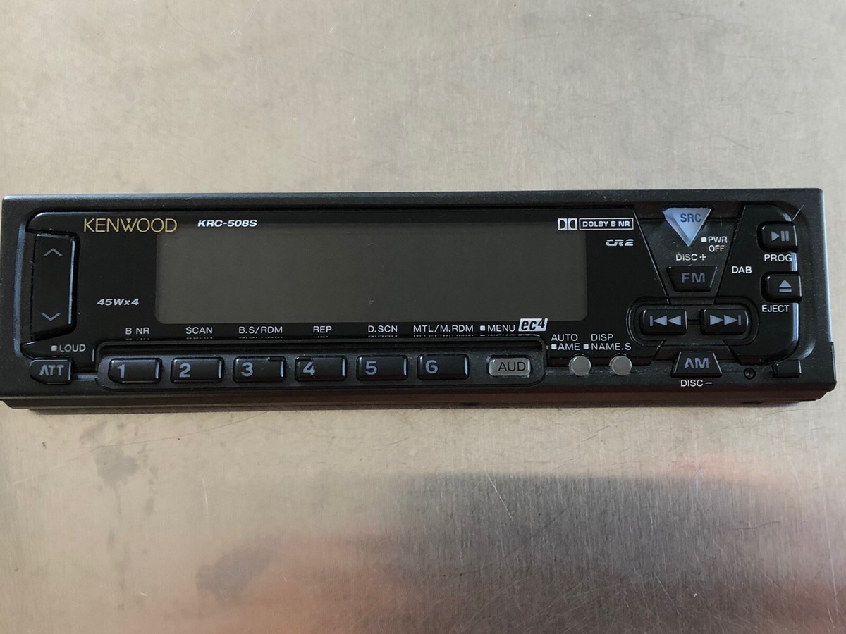 KENWOOD KRC-508S CAR STEREO KENWOOD KRC-508S FACEPLATE ONLY OEM